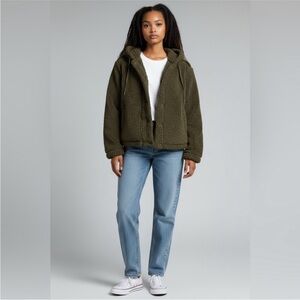 Blu Pepper Perch Sherpa Fleece Jacket